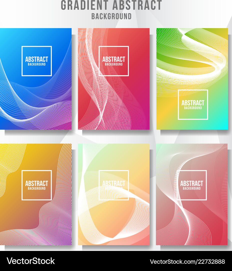 Abstract Background Collection vector image