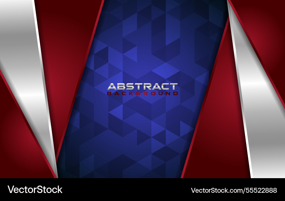 Abstract patriot background with overlap layer Abstract patriot background with overlap layer Vector Image