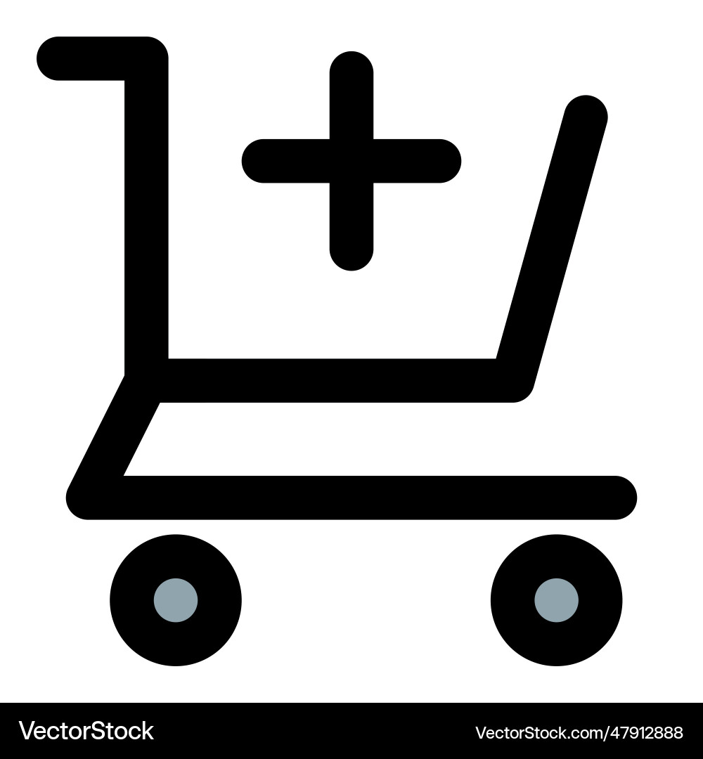 Add to cart include products in shopping list vector image