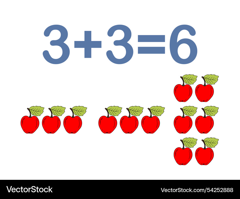Addition components mathematical formula addend Addition components mathematical formula addend vector image