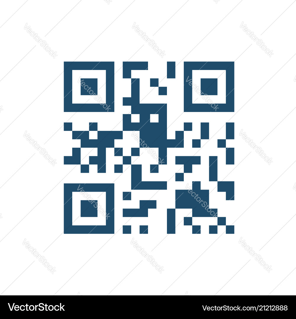 Qr code related icon Qr code related icon vector image