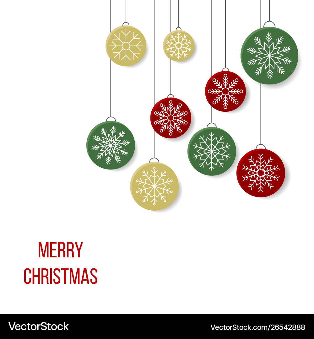 Snowflakes arrange as shape flat design for use Vector Image