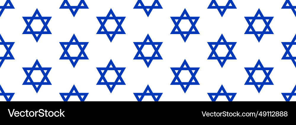 Star of david pattern Star of david pattern Vector Image