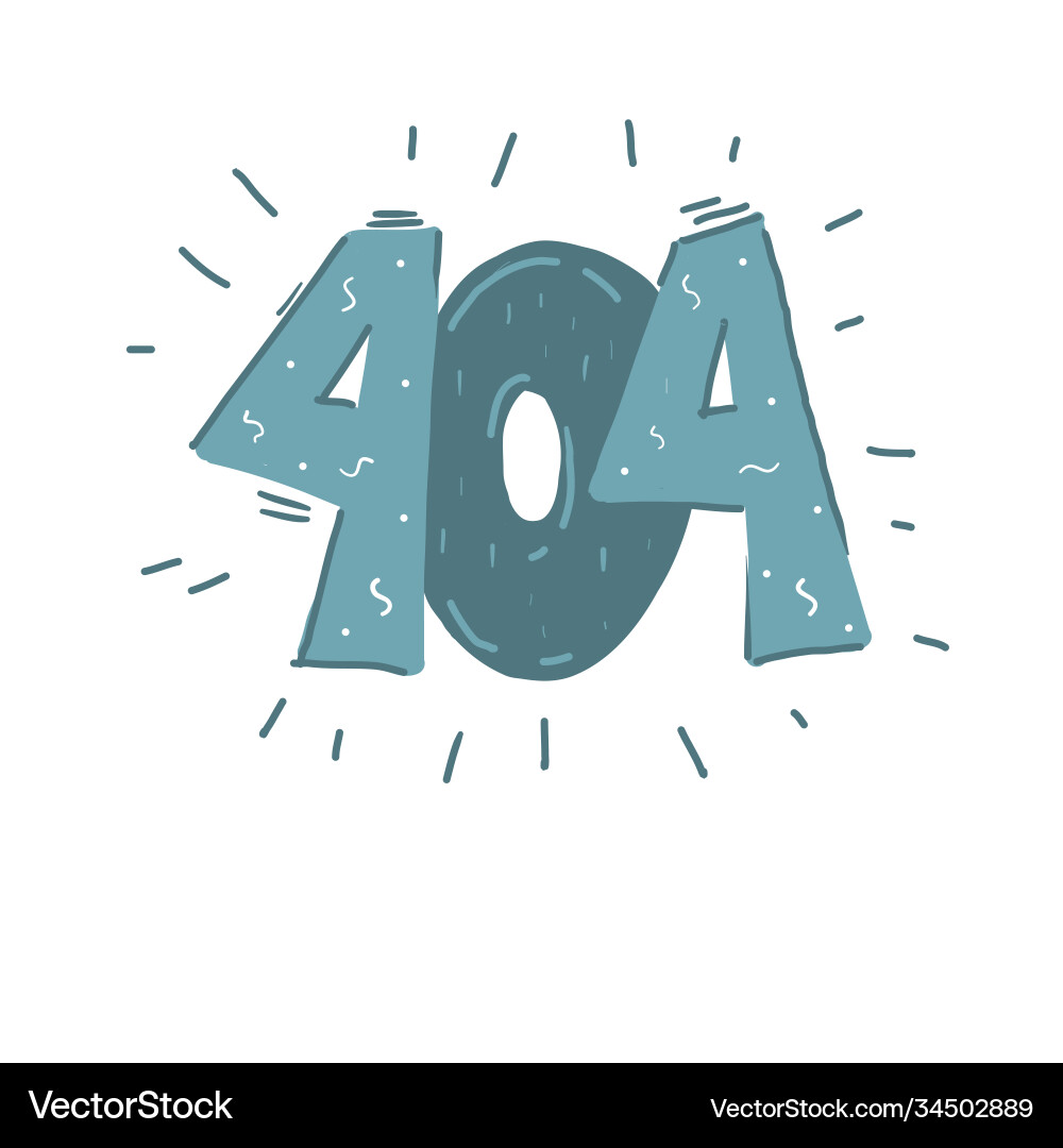 Design 404 error concept Design 404 error concept Vector Image