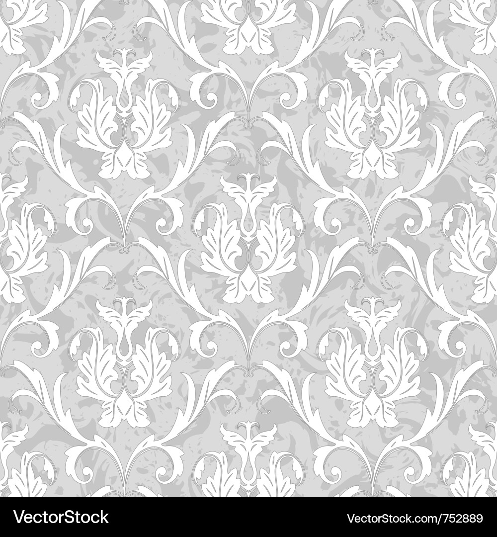 Elegante helle Damask Tapete Vektorbild
