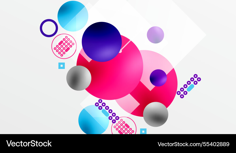 Minimalistic abstract design layered geometric Vector Image