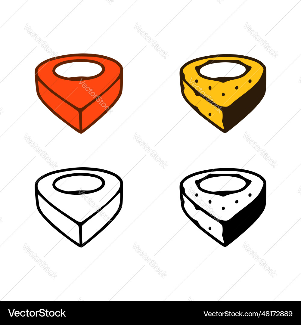 Set of location pins in different styles isolated vector image