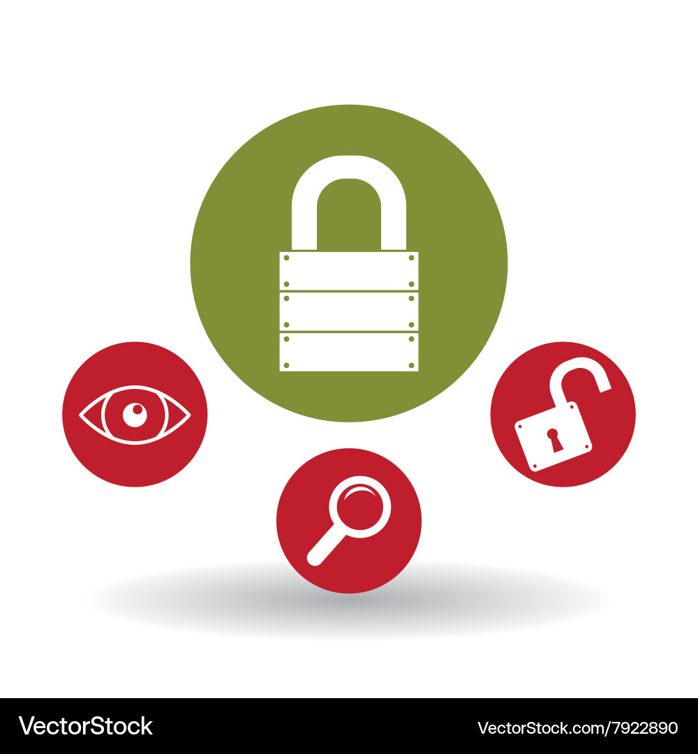Security system design Vector Image