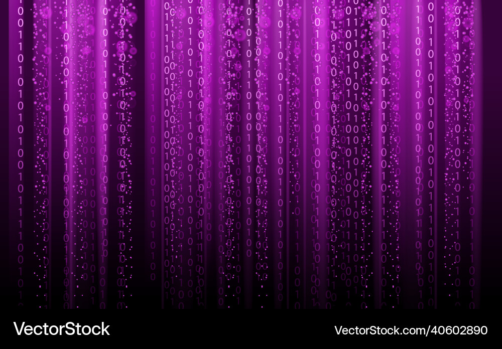 Technology binary abstract background matrix Technology binary abstract background matrix vector image