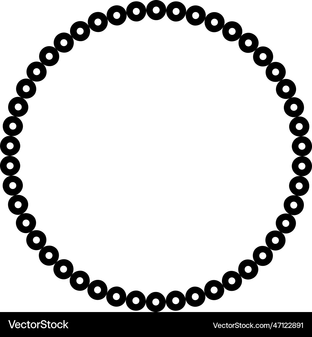 Circle frame round border design shape icon Circle frame round border design shape icon Vector Image