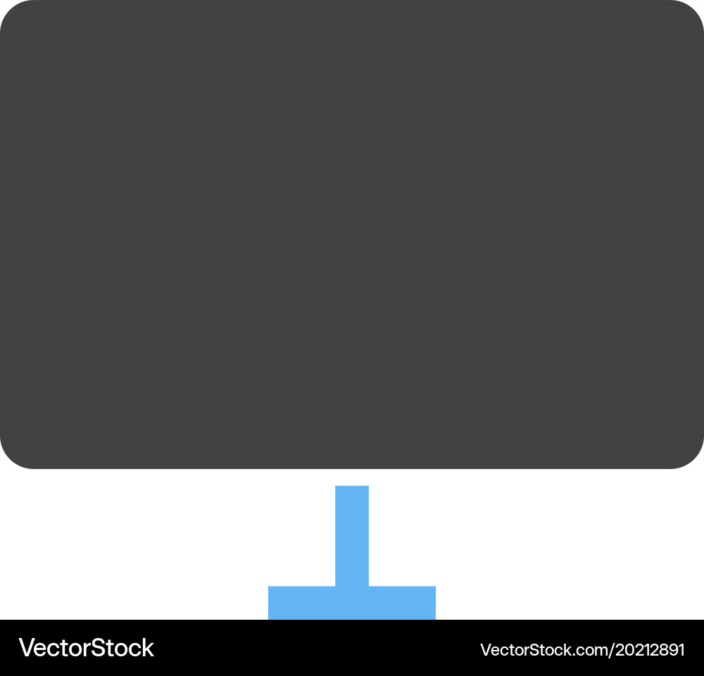 Computer lcd icon Vector Image