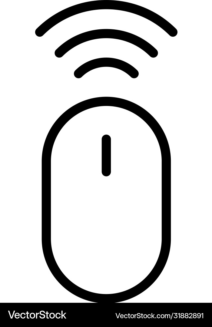 Cursor line icon Cursor line icon Vector Image