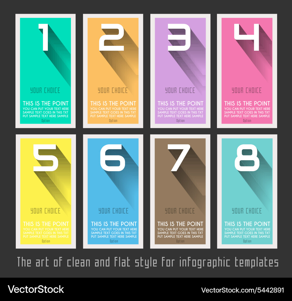 Data Visualization Template vector image