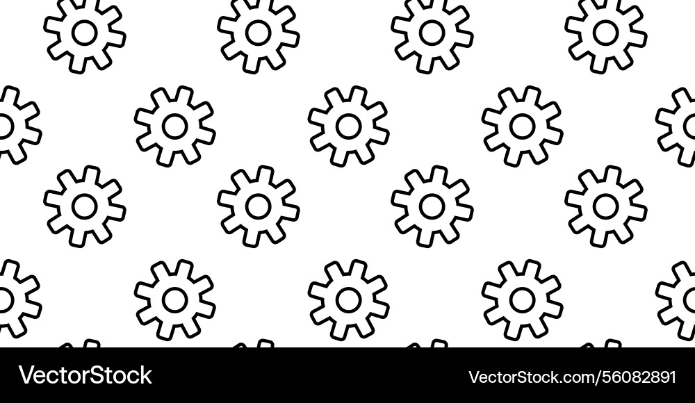 Gear patterns creating a repetitive design Gear patterns creating a repetitive design Vector Image