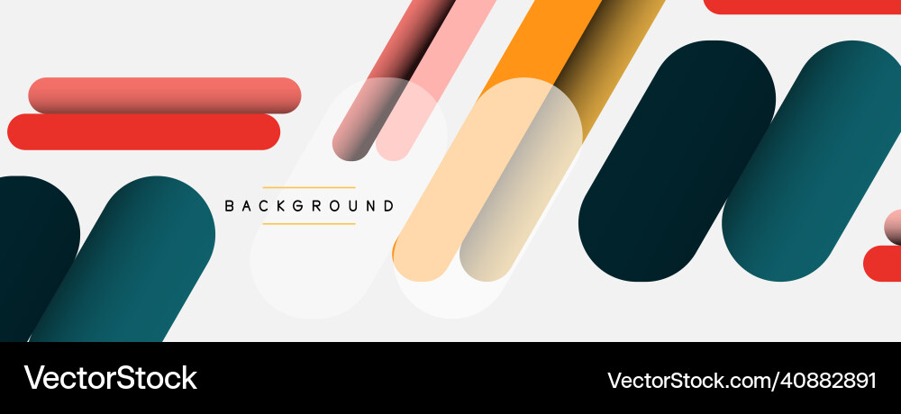Overlapping round shapes and lines background Overlapping round shapes and lines background vector image