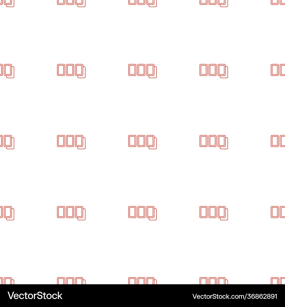 Push button icon pattern seamless white background Vector Image