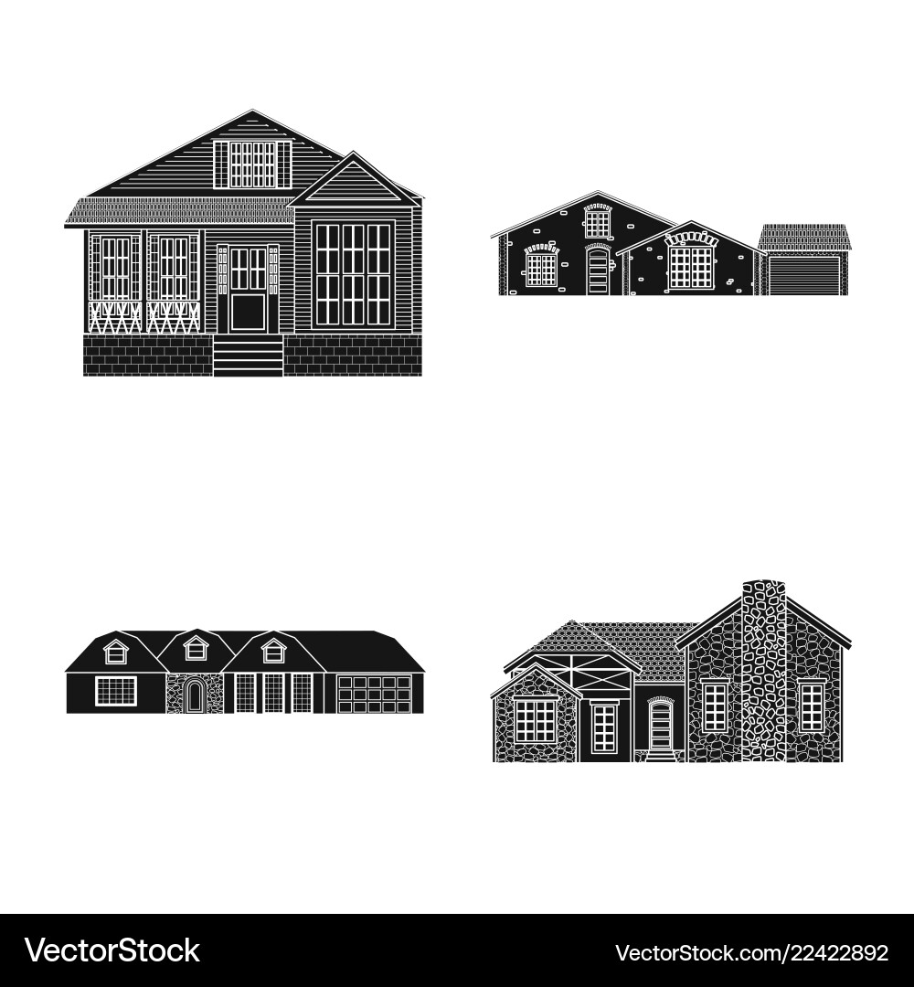 Design of building and front icon Vector Image