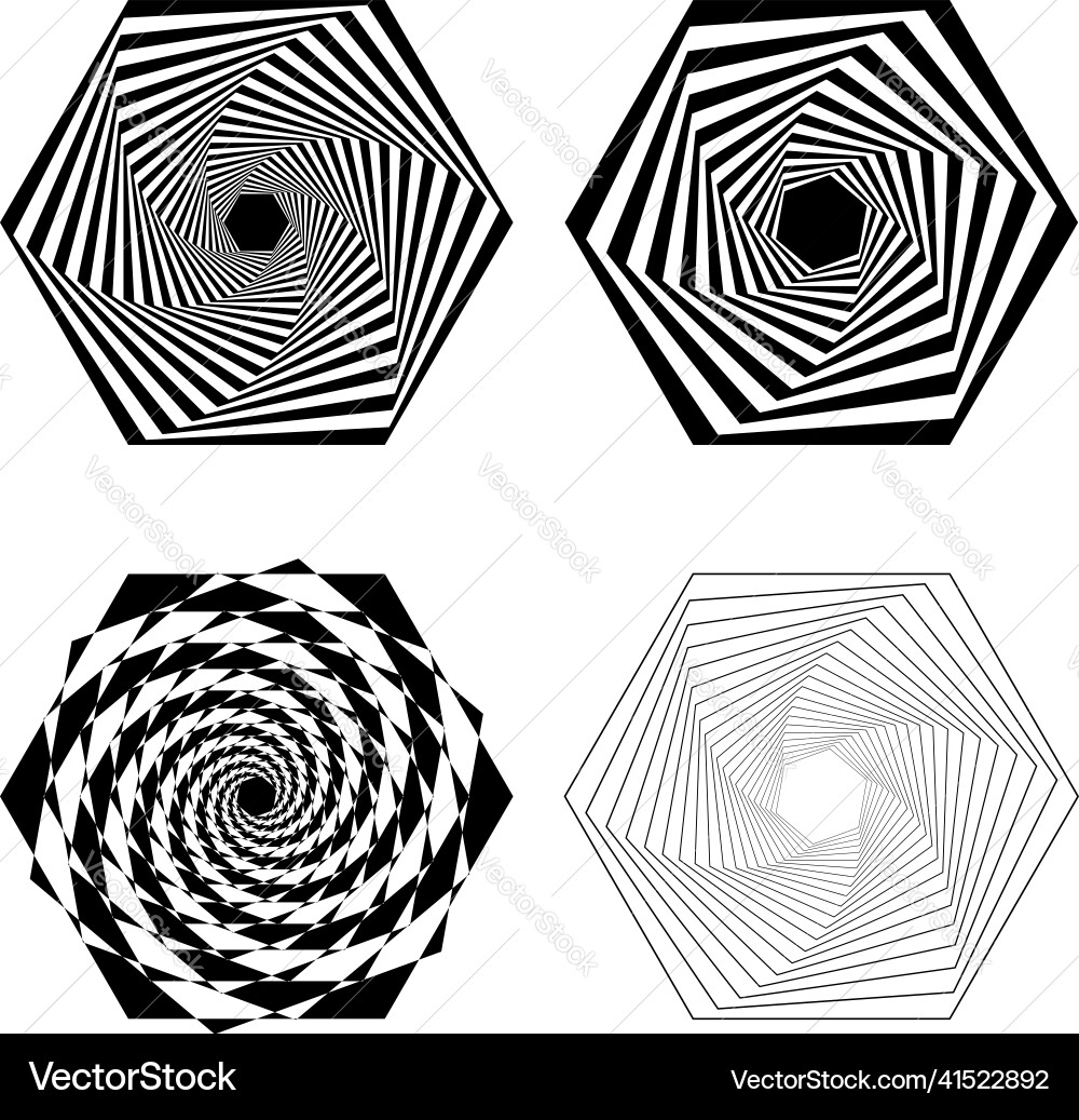 Geometric abstract visual art shape design element Geometric abstract visual art shape design element Vector Image