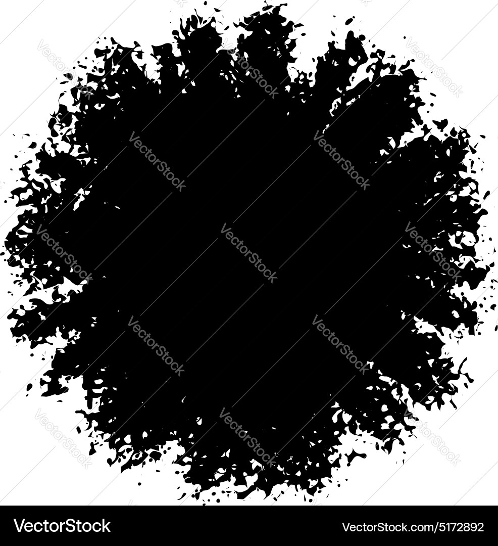 Ink blotch design element vector image