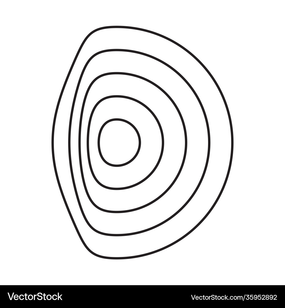 Minimal abstract shape isolated geometric object Minimal abstract shape isolated geometric object vector image