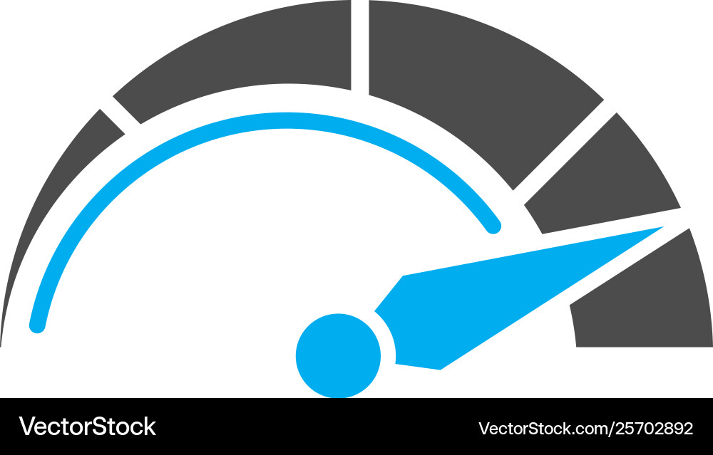 Performance icon on background for graphic and web Performance icon on background for graphic and web Vector Image