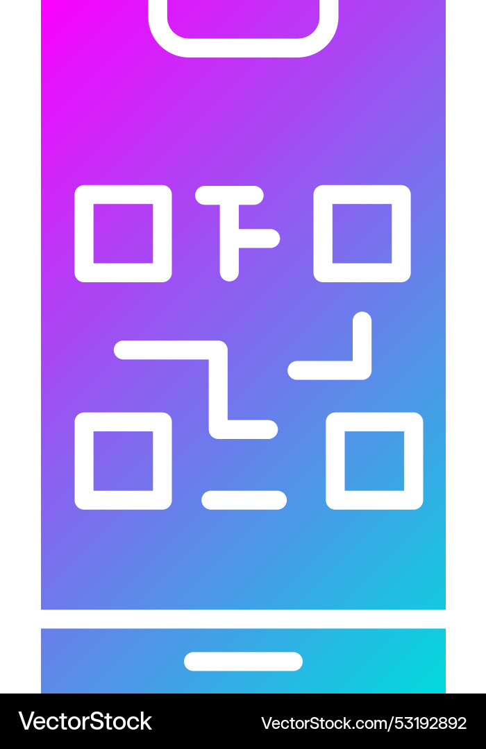 Qr code icon design Vector Image