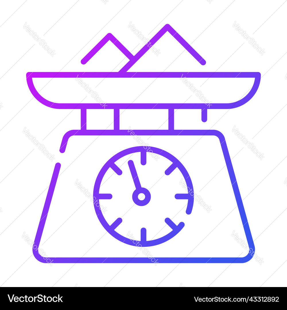 Weight scale modern concepts design Vector Image