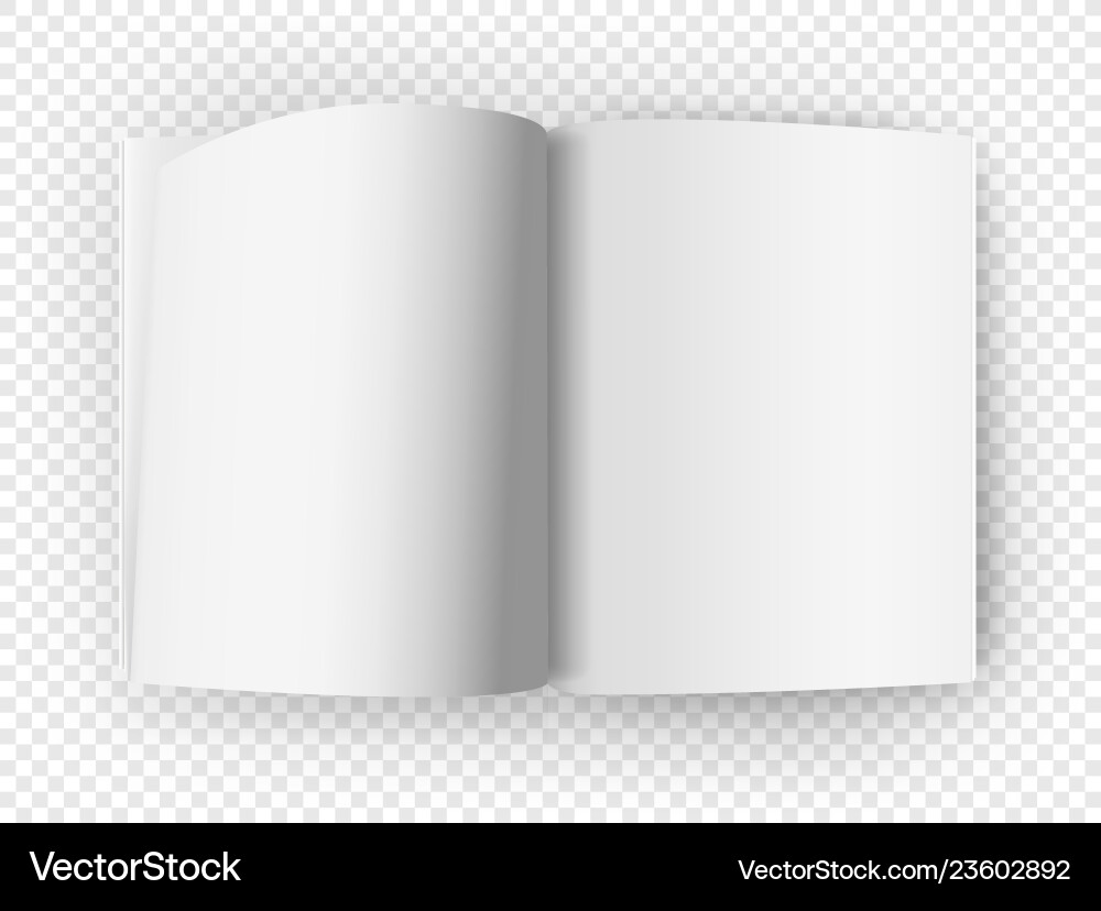 White open book isolated on transparent background White open book isolated on transparent background vector image