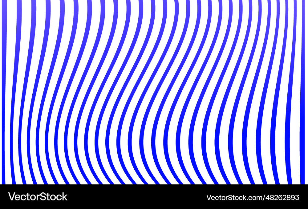 Abstract blue curved lines pattern vector image