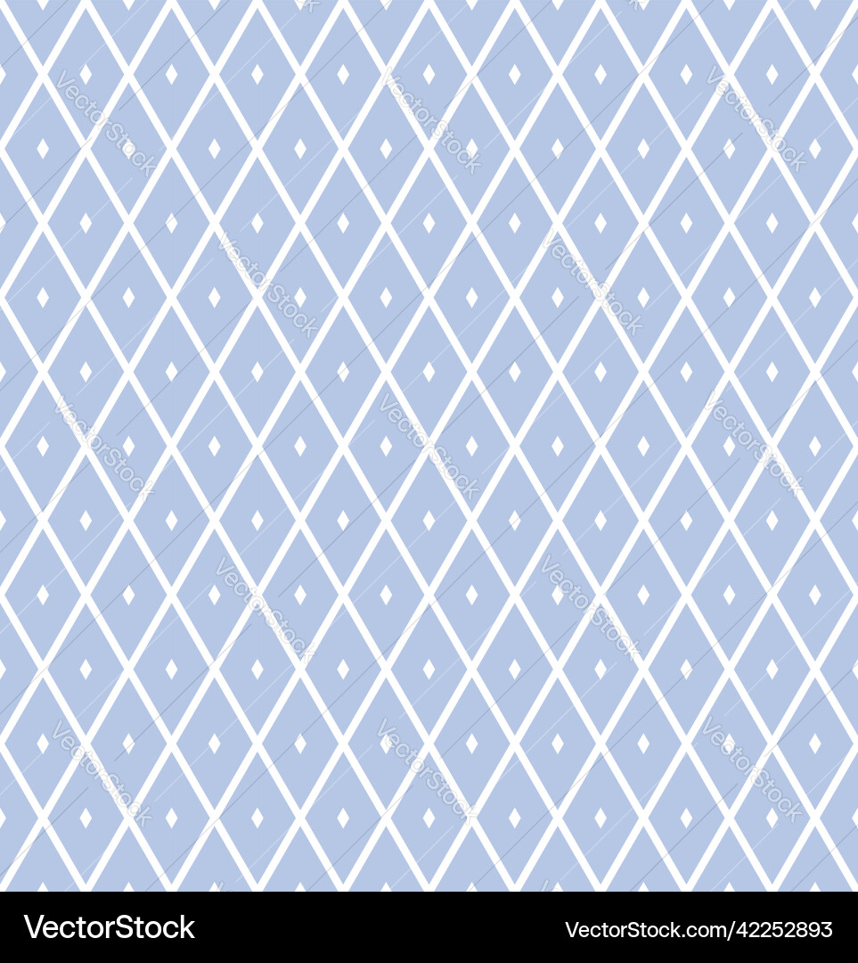 Blue Diamond Pattern Vector Image