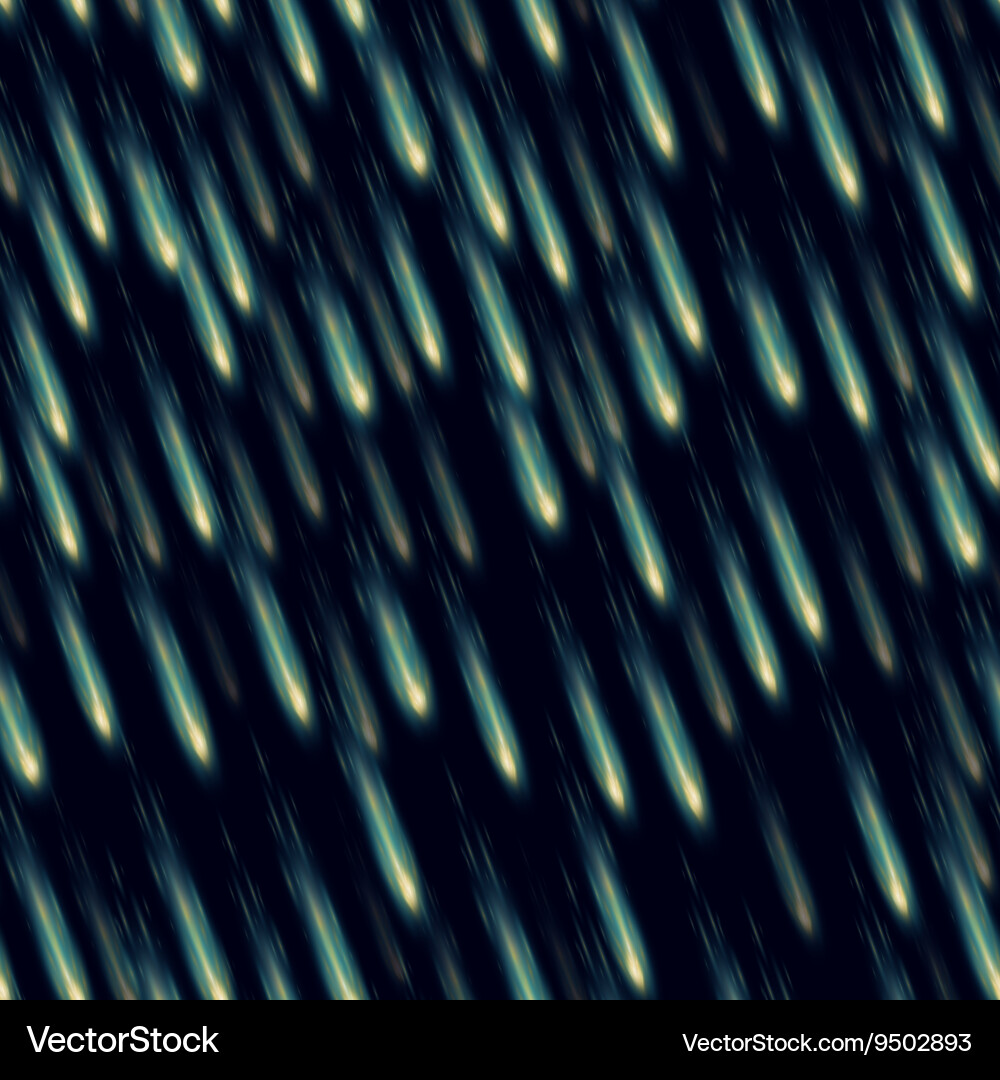 Dynamic Meteor Shower Pattern Vector Image