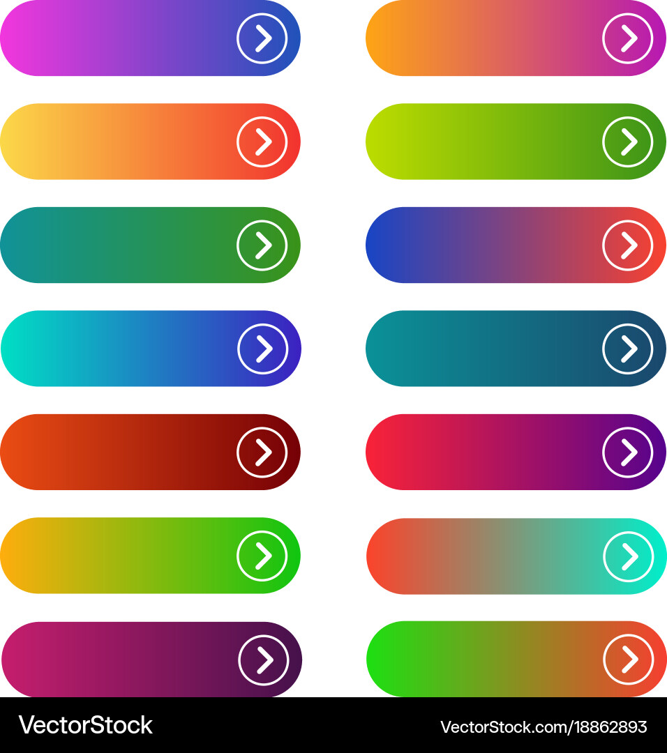 Modern Button Group vector image