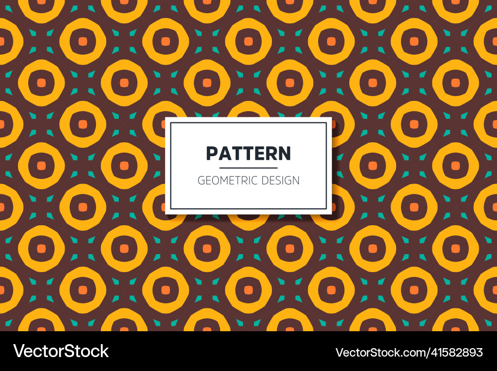 Seamless pattern with geometric colorful art Seamless pattern with geometric colorful art vector image