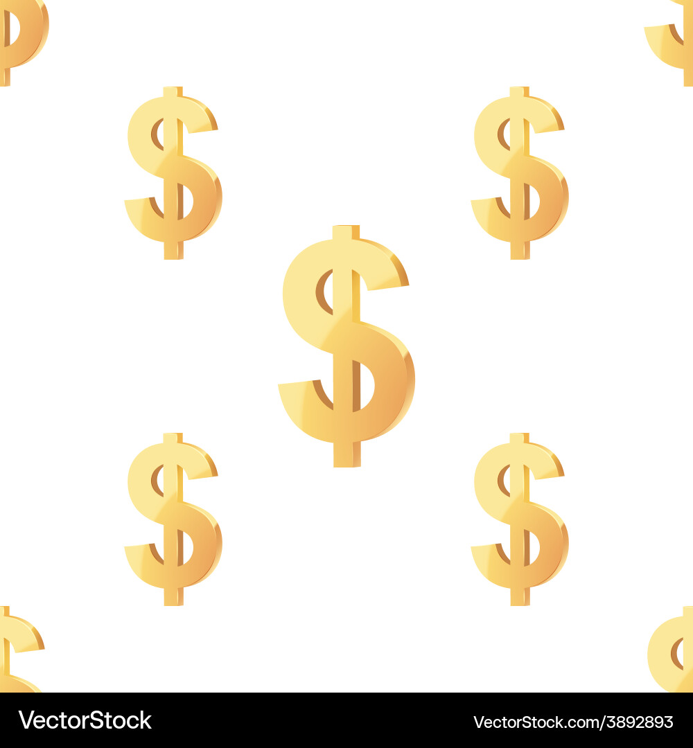 Universal seamless patterns tiling finance vector image
