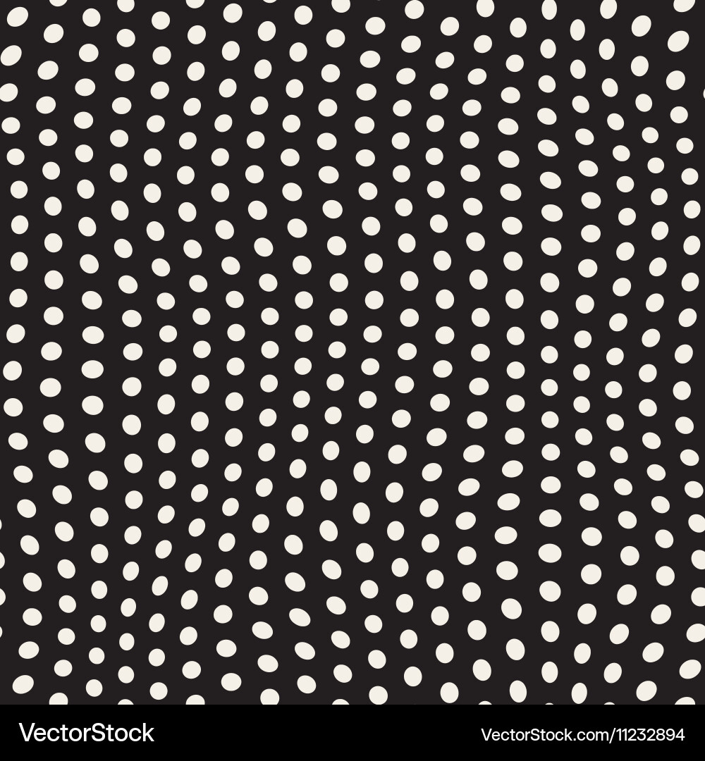 Irregular Polka Dot Pattern vector image