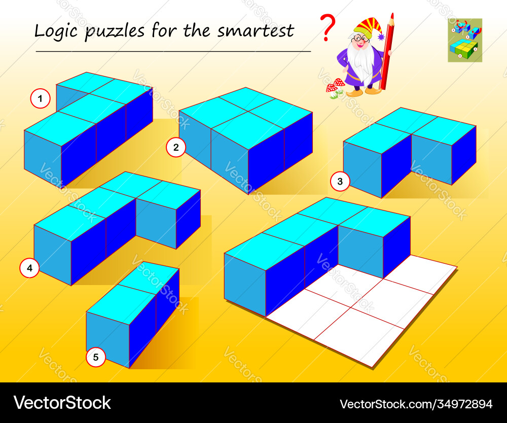Logik Puzzle-Spiel für intelligenteste Notwendigkeit zu finden welche Logik Puzzle-Spiel für intelligenteste Notwendigkeit zu finden welche vektorbild
