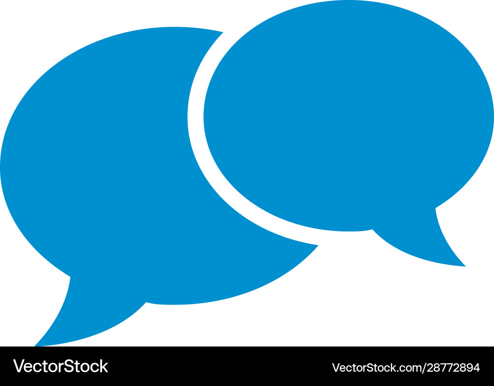 Typing in a chat bubble icon isolated comment Typing in a chat bubble icon isolated comment vector image