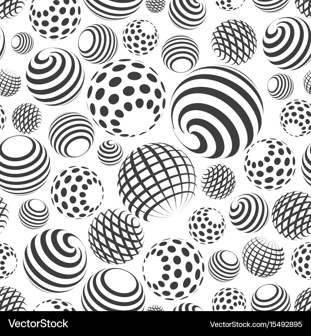 Abstract Halftone Sphere Pattern vector image