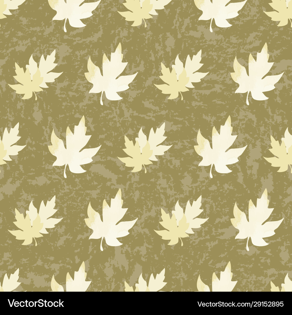 Seamless pattern with patterned leaves complex Seamless pattern with patterned leaves complex vector image