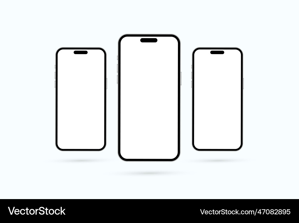 Smartphone mockup fully editable file replaceable Smartphone mockup fully editable file replaceable vector image