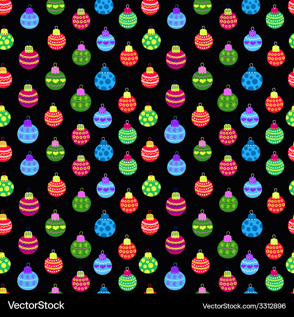 Christmas seamless pattern Vector Image