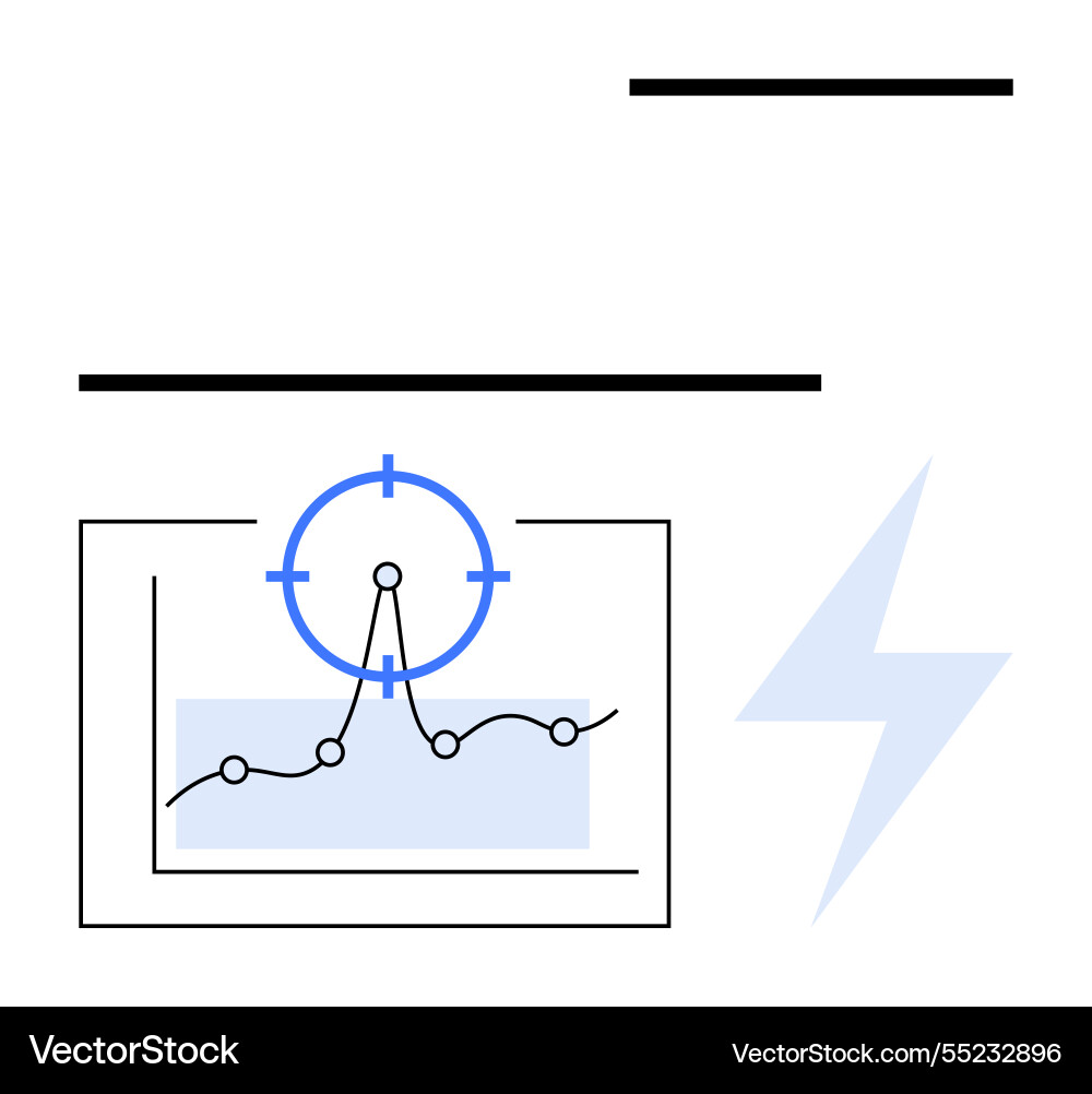 Data analysis targeting with graphs and insights Data analysis targeting with graphs and insights vector image