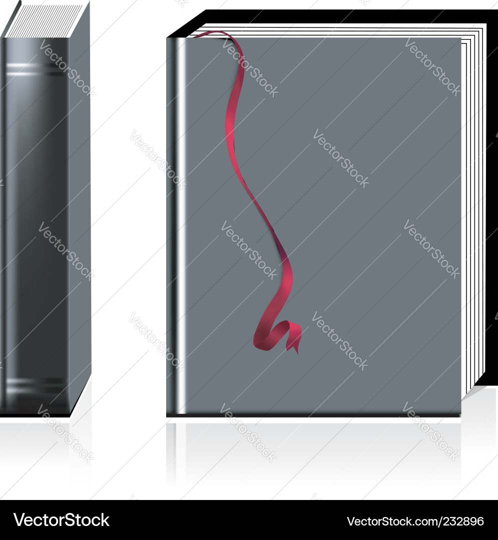 Empty books Royalty Free Vector Image - VectorStock