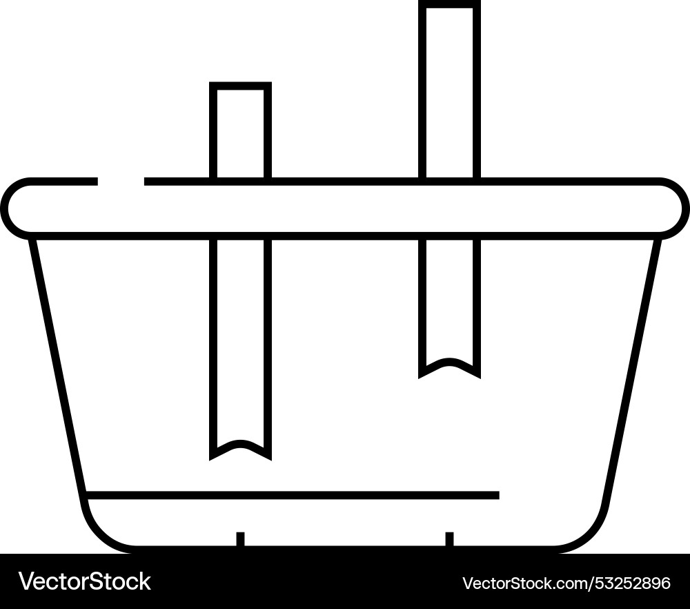 Lunchbox constructor line icon Vector Image