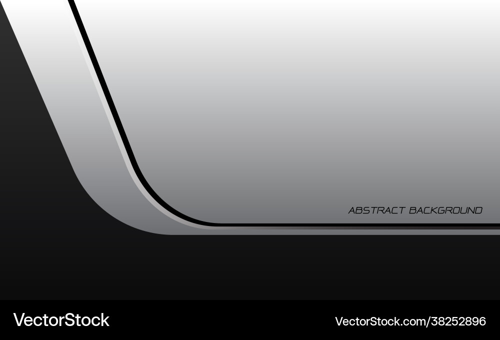 Metallic Line Curve Abstract Background vector image