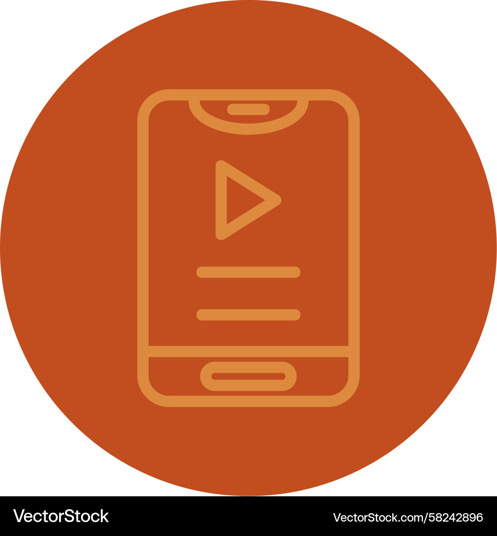 Screenplay Line Icon - Multi Color Script Vector Image