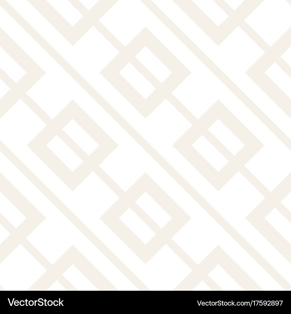 Abstract geometric lines lattice pattern seamless vector image