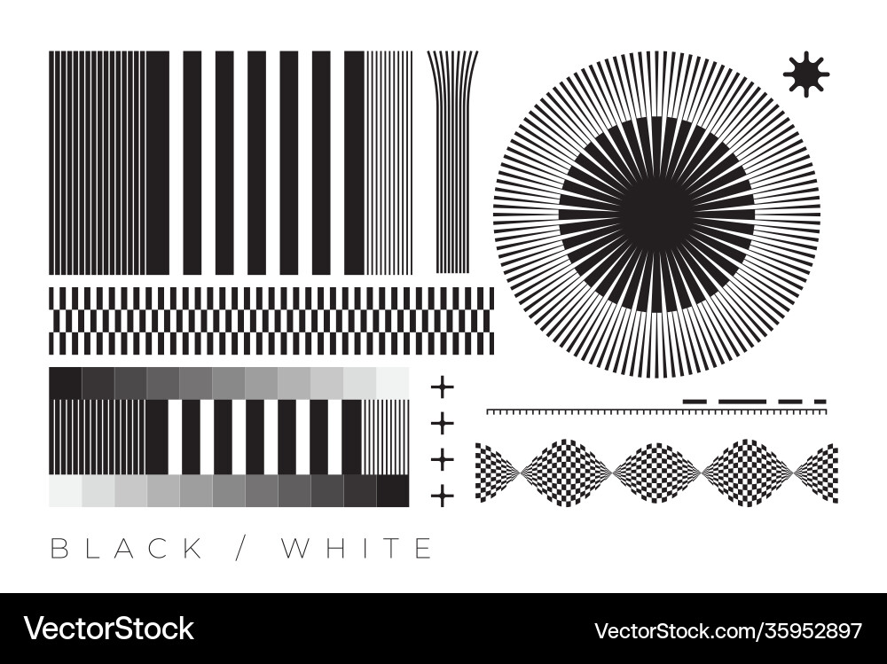 Abstract geometric shapes and objects collection Abstract geometric shapes and objects collection vector image