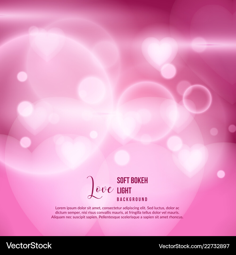 Abstract pink background with bokeh effect Abstract pink background with bokeh effect vector image