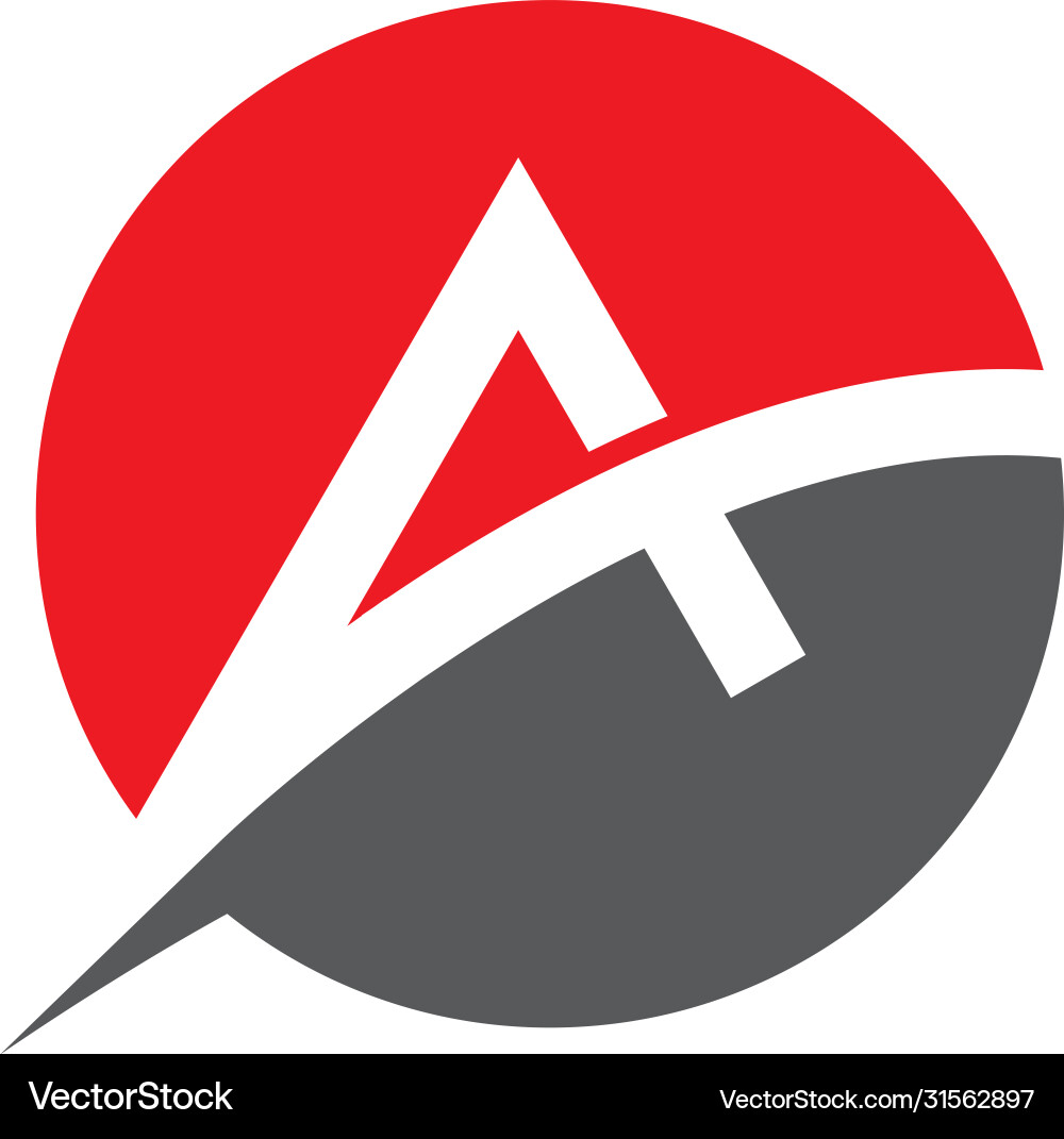 Ein Brief Logo Geschäft Ein Brief Logo Geschäft vektorbild